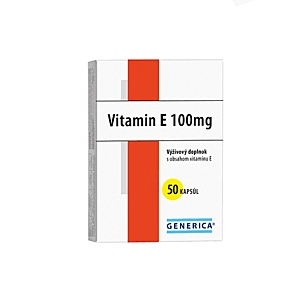 GENERICA Vitamín E 100 I.U. 50 kapsúl vyobraziť