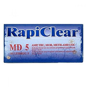 RAPICLEAR MD 5 test na drogy 1 kus vyobraziť