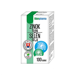 EDENPHARMA Zinok15 mg + selén 50 µg 100 tabliet vyobraziť