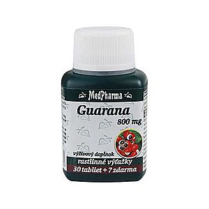 MEDPHARMA Guarana 800 mg 30 + 7 tabliet ZADARMO vyobraziť