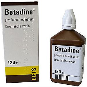 BETADINE Dezinfekčné mydlo 75 mg/ml 120 ml vyobraziť