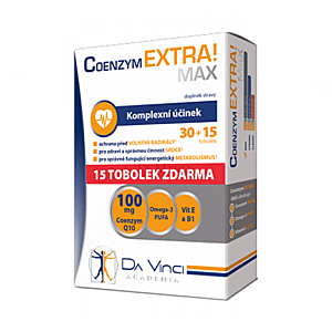 DA VINCI Coenzym extra max 100 mg 30 + 15 kapsúl ZADARMO vyobraziť