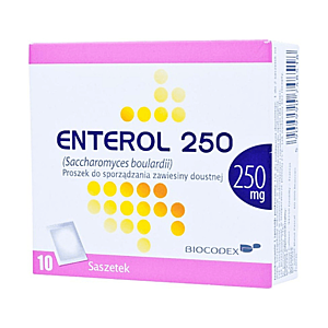 ENTEROL 250 mg prášok na perorálnu suspenziu 10 vreciek vyobraziť