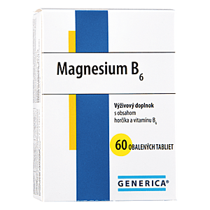 GENERICA Magnesium B6 60 tabliet vyobraziť