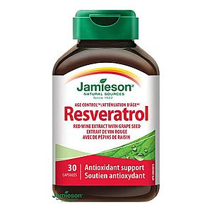 JAMIESON Resveratrol 50 mg 30 kapsúl vyobraziť