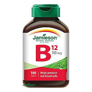 JAMIESON Vitamín B12 100 tabliet vyobraziť