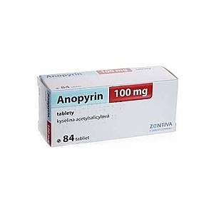 ANOPYRIN 100 mg 84 tabliet vyobraziť