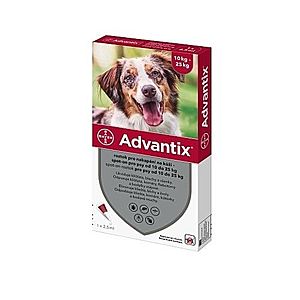 ADVANTIX Spot-on pre psy od 10 do 25 kg 2, 5 ml vyobraziť