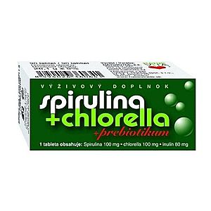 NATURVITA Spirulina + Chlorella + Prebiotikum 90 tabliet vyobraziť