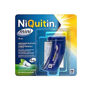 NIQUITIN Mini 4 mg 20 pastiliek vyobraziť