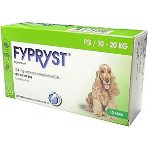FYPRYST 134 mg psy 10-20 kg 1, 34 ml vyobraziť