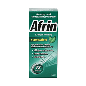 AFRIN 0, 5 mg / ml nosový sprej s mentolom 15 ml vyobraziť