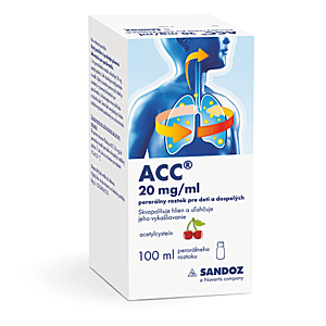 ACC 20 mg/ml perorálny roztok pre deti a dospelých 100 ml vyobraziť