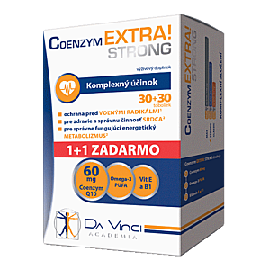 DA VINCI Coenzym extra strong 60 mg 30 + 30 kapsúl ZADARMO vyobraziť