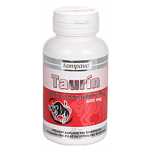 KOMPAVA Taurín 600 mg 120 kapsúl vyobraziť
