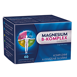 GLENMARK Magnesium B-komplex 60 tabliet vyobraziť
