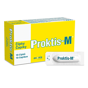 PROKTIS-M rektálne čapíky 10 kusov vyobraziť