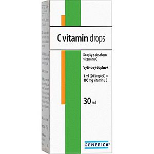 Generica C Vitamín kvapky 30 ml vyobraziť