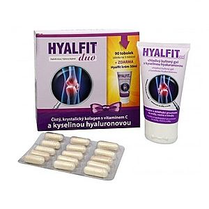 HYALFIT DUO darčekové balenie vitamín C 90 kapsúl + hyalfit gel 50 ml vyobraziť