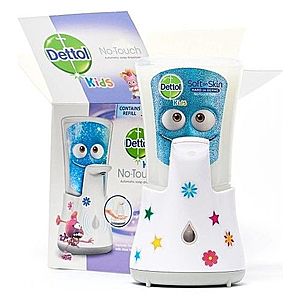 DETTOL Kids Dobrodruh bezdotykový dávkovač mydla + náplň 250 ml + samolepky vyobraziť