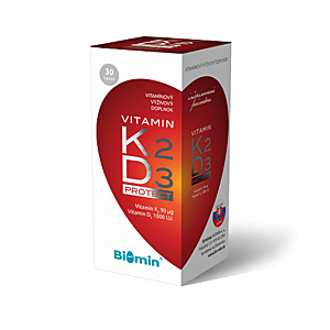 BIOMIN Vitamín K2 + D3 protect 30 kapsúl vyobraziť