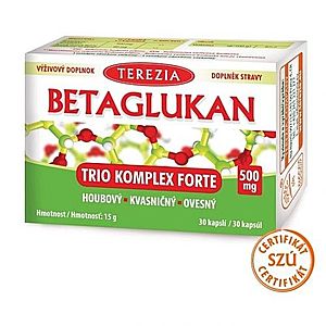 TEREZIA Betaglukan Trio komplex forte 500 mg 30 kapsúl vyobraziť