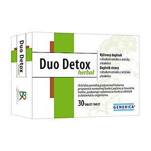 GENERICA Duo detox herbal 30 tabliet vyobraziť