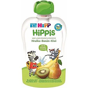 HiPP Hippis 100% Ovocie hruška banán kiwi 100 g vyobraziť