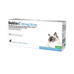 DEHINEL 230 mg/20 mg pre mačky 30 tabliet vyobraziť
