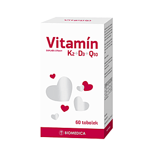 BIOMEDICA Vitamín K2 + D3 + Q10 60 kapsúl vyobraziť