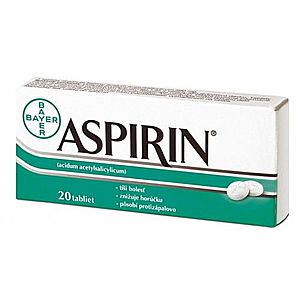 ASPIRIN 500 mg 20 tabliet vyobraziť