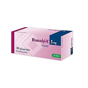 BISACODYL-K 5 mg 105 tabliet vyobraziť