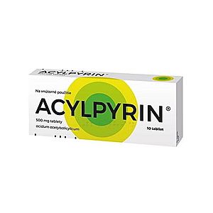 ACYLPYRIN 500 mg 10 tabliet vyobraziť