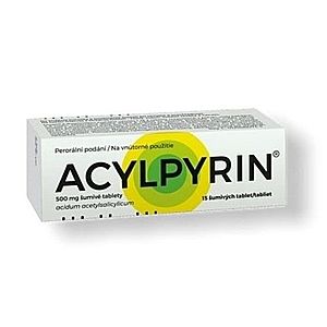 ACYLPYRIN 500 mg 15 šumivých tabliet vyobraziť