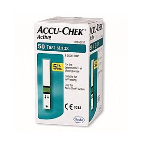 ACCU-CHEK Active glucose testovacie prúžky 50 kusov vyobraziť