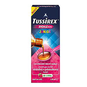 TUSSIREX Junior sirup 120 ml vyobraziť
