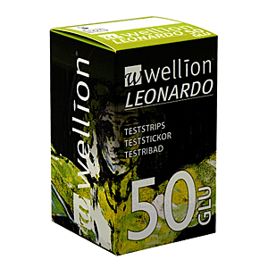 WELLION Leonardo GLU prúžky testovacie (1 balenie) 1x50 ks vyobraziť