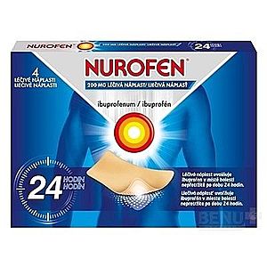 NUROFEN 200 mg liečivá náplasť 4 kusy vyobraziť