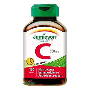 JAMIESON Vitamín C 500 mg s postupným uvoľňovaním 100 tabliet vyobraziť