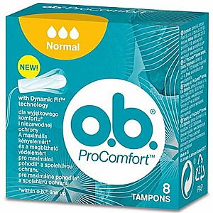 O.B. ProComfort normal hygienické tampóny 8 kusov vyobraziť