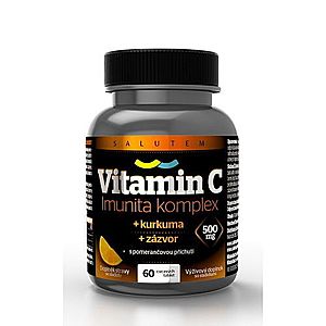 SALUTEM Vitamín C 500 mg Imunita komplex 60 cmúľacích tabliet vyobraziť