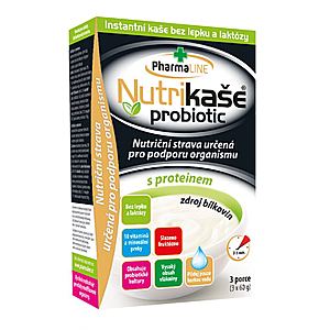 NUTRIKAŠA Probiotic s proteínom 3 x 60g vyobraziť