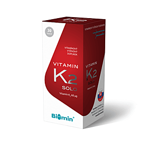 BIOMIN Vitamín K2 solo 30 kapsúl vyobraziť