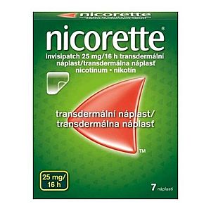 NICORETTE Invisipatch 25 mg/16 h transdermálna náplasť 7 ks vyobraziť