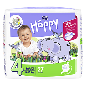 HAPPY Detské plienky 4 maxi 27 kusov vyobraziť