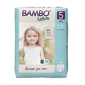 BAMBO 5 Detské plienky priedušné 22 kusov vyobraziť