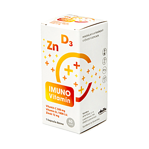 APATEKA Imuno vitamín (vitamín C + D + zinok) 60 kapsúl vyobraziť