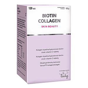 VITABALANS Biotin collagen 120 tabliet vyobraziť