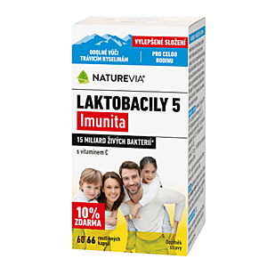 SWISS NATUREVIA laktobacily 5 imunita 66 kapsúl vyobraziť