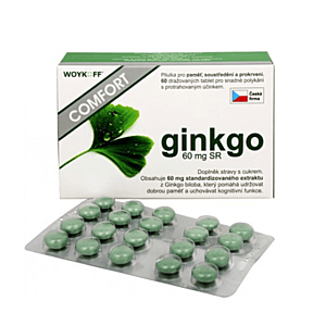 WOYKOFF Ginkgo comfort 60 mg 60 tabliet vyobraziť